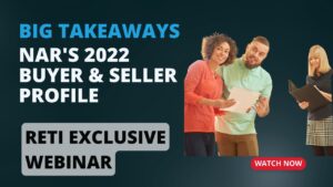 NAR Buyer & Seller Profile RETI Webinar YouiTube Thumbnail Image
