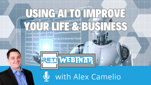 Using AI to Improve Your-Life-Business-RETI 26 Webinar YouTube Thumbnail image